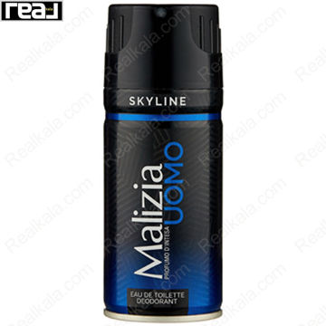 اسپری مالیزیا یومو مدل اسکای لاین Malizia Uomo Skyline Spray 150ml