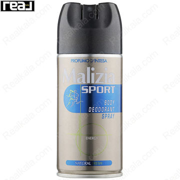 اسپری مالیزیا مدل اسپرت انرژِی Malizia Sport Energy Spray 150ml
