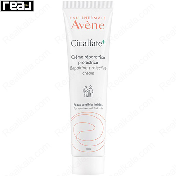 تیوپ کرم ترمیم‌کننده محافظ سیکالفیت اون Avène Cicalfate Repairing Protective Cream 100ml مناسب رفع قرمزی، جای زخم و سوختگی سطحی با خاصیت آنتی‌باکتریال