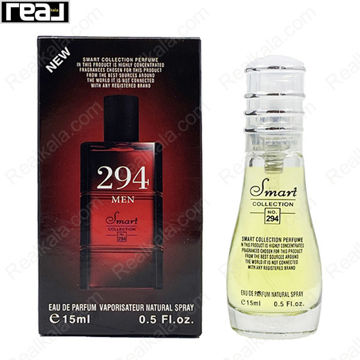 بطری اسمارت کالکشن کد 294 با تصویر عطر دیویدوف هات واتر روی جعبه