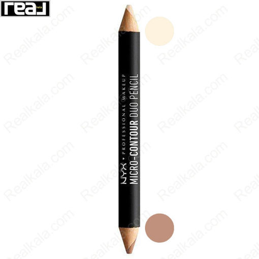 مداد دوسر کانتور نیکس شماره 01 Nyx Micro Contour Duo Pencil