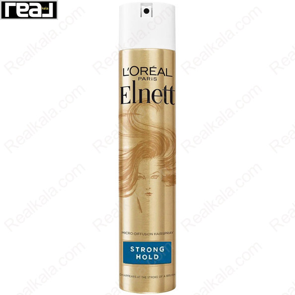 اسپری حالت‌دهنده مو LOreal Elnett Strong Hold برای موهای آسیب دیده با کنترل قوی