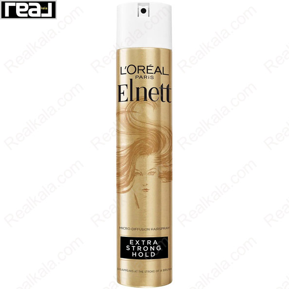 اسپری حالت‌دهنده مو LOreal Elnett Extra Strong Hold برای موهای آسیب دیده با کنترل فوق‌العاده