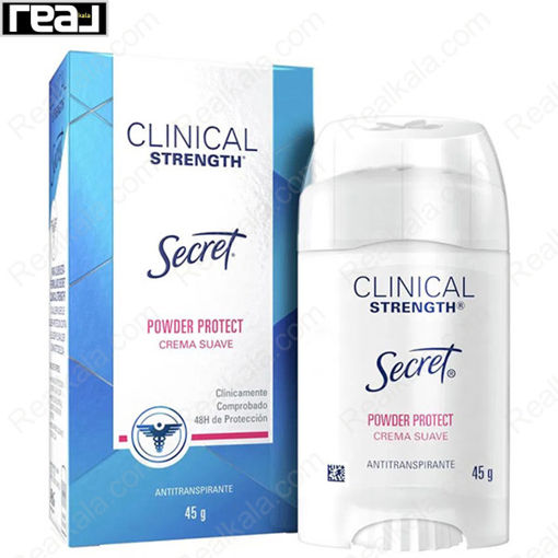 مام ضد تعریق سکرت کلینیکال پاودر پروتکت Secret Clinical Strength Powder Protect Soft Solid 45g