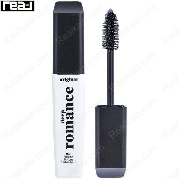 ریمل دیپ رومنس Maxi Volume Carbon Black با طراحی سفید مشکی
