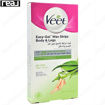 نوار موبر بدن ویت مخصوص پوست خشک حاوی آلوئه ورا Veet Wax Strips Natural inspiration For Dry Skin