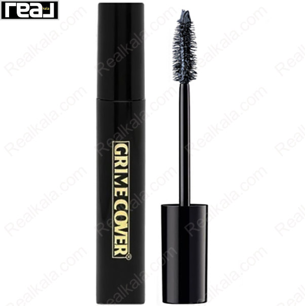 نمای کامل ریمل Grime Cover مدل Voluminous مشکی