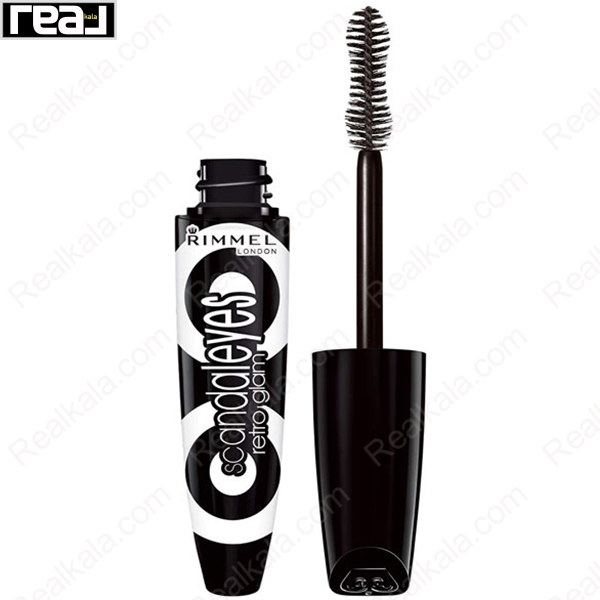 نمای کامل ریمل Rimmel مدل Scandaleyes Retro Glam مشکی