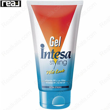 ژل حالت دهنده مو اینتسا استایلینگ مدل Wet Look با نگهداری بسیار قوی، درخشان و محافظت کننده از موها
