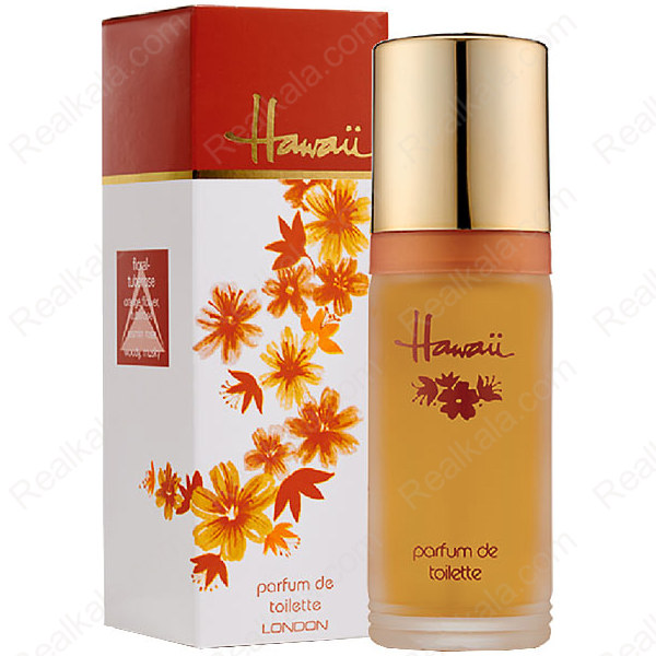 جعبه و بطری ادو پرفیوم د تویلت Hawaii لندن