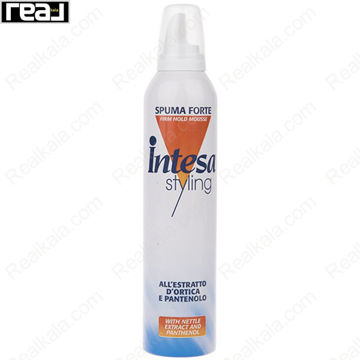 موس مو اینتسا استایلینگ مدل Firm Hold با عصاره گزنه و پانته‌نول برای تثبیت و فرم‌دهی موها