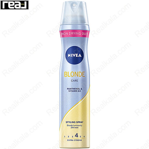 اسپری نگهدارنده حالت مو نیوا مدل بلوند کر Nivea Hair Spray Blond Care 250ml