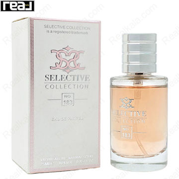 بطری و جعبه ادکلن سلکتیو کالکشن کد 183 زنانه دیور جوی بای دیور با طراحی روشن و مینیمال