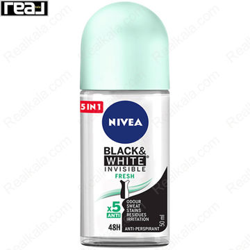 مام رول ضد تعریق زنانه نیوا بلک اند وایت فرش (سبز) Nivea Black & White Fresh Roll On Deodorant