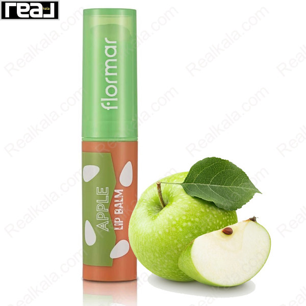 بالم لب استیکی فلورمار عصاره سیب Flormar Apple Lip Balm