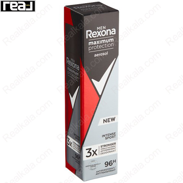 بسته بندی اسپری رکسونا مردانه Maximum Protection Intense Sport 3X