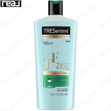شامپو ضخیم کننده مو ترزمه مدل تیک اند فول Tresemme Thick & Full Hair Shampoo