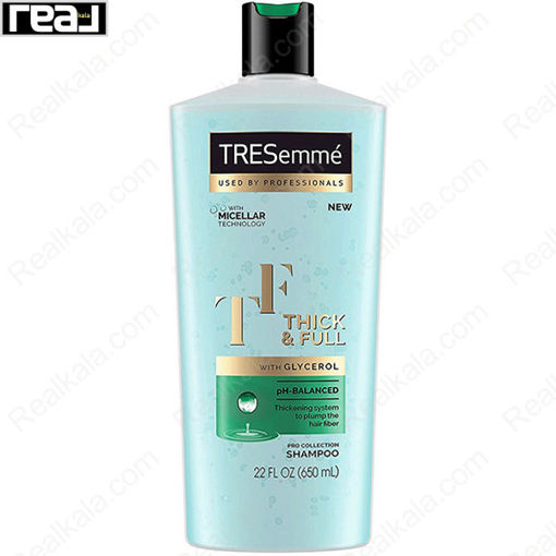 شامپو ضخیم کننده مو ترزمه مدل تیک اند فول Tresemme Thick & Full Hair Shampoo 650ml