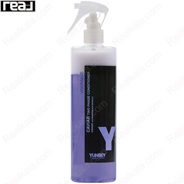 اسپری دو فاز مو یانسی Vigorance Caviar با تغذیه، نرمی و ترمیم همه انواع مو