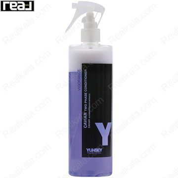 اسپری دو فاز مو یانسی Vigorance Caviar با تغذیه، نرمی و ترمیم همه انواع مو
