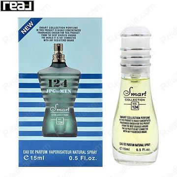 بطری اسمارت کالکشن کد 124 با تصویر عطر ژان پل گوتیه له میل مردانه روی جعبه