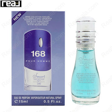 بطری اسمارت کالکشن کد 168 با تصویر عطر جیوانچی بلو لیبل روی جعبه