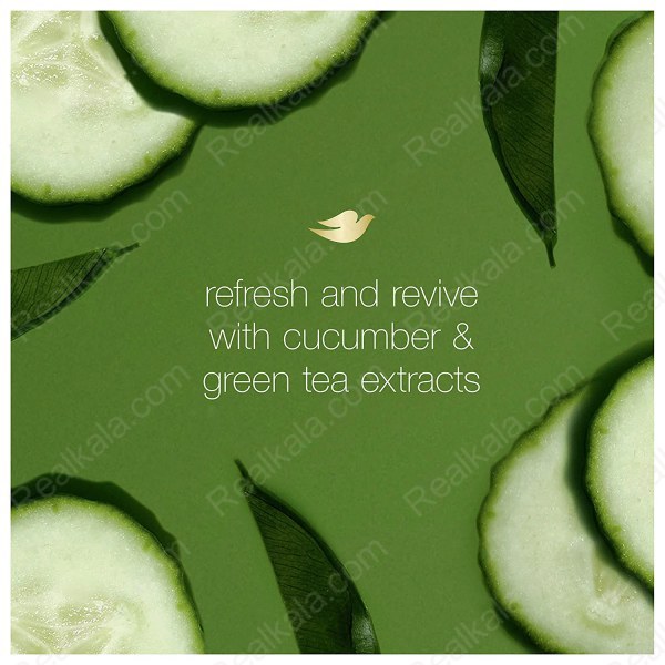 شامپو بدن داو عصاره خیار و چای سبز Dove Cucumber and Green Tea Body Wash 500ml