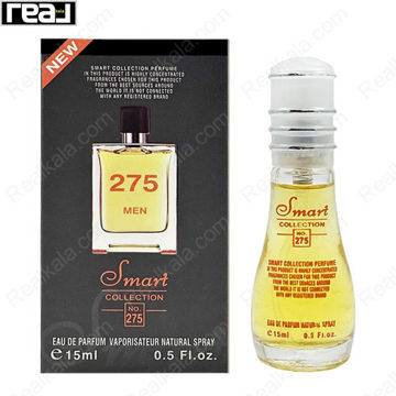 بطری اسمارت کالکشن کد 275 با تصویر عطر هرمس تق هرمس روی جعبه