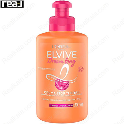 کرم موهای بلند دریم لانگ الویو لورال LOreal Crema para peinar Dream Long Elvive 300ml