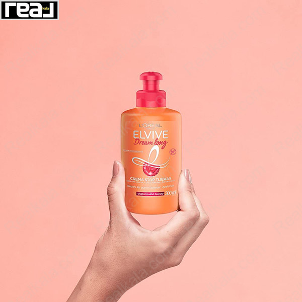 کرم موهای بلند دریم لانگ السیو لورال LOreal Crema para peinar Dream Long Elvive 300ml