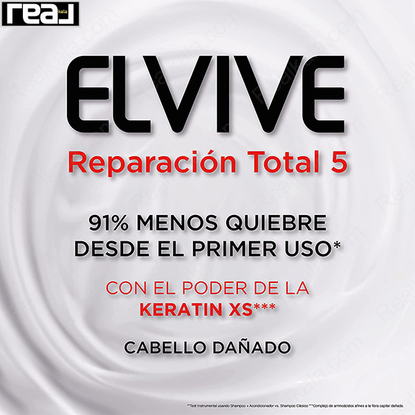 کرم مو ترمیم کننده کامل لورال LOreal Crema Para Peinar Reparacion Total 5 Elvive 300ml
