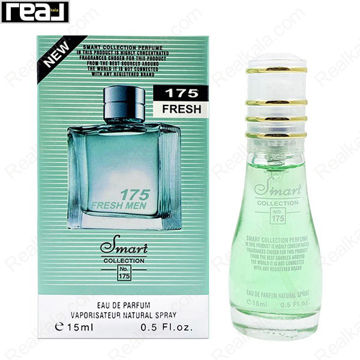 بطری اسمارت کالکشن کد 175 با تصویر عطر دانهیل فرش مردانه روی جعبه