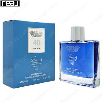 شیشه و جعبه اسمارت کالکشن کد 40 دیویدوف کول واتر مردانه سایز 100 میل