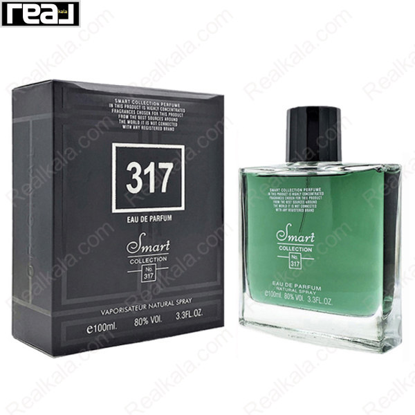 شیشه و جعبه اسمارت کالکشن کد 317 دیور هوم اینتنس مردانه سایز 100 میل