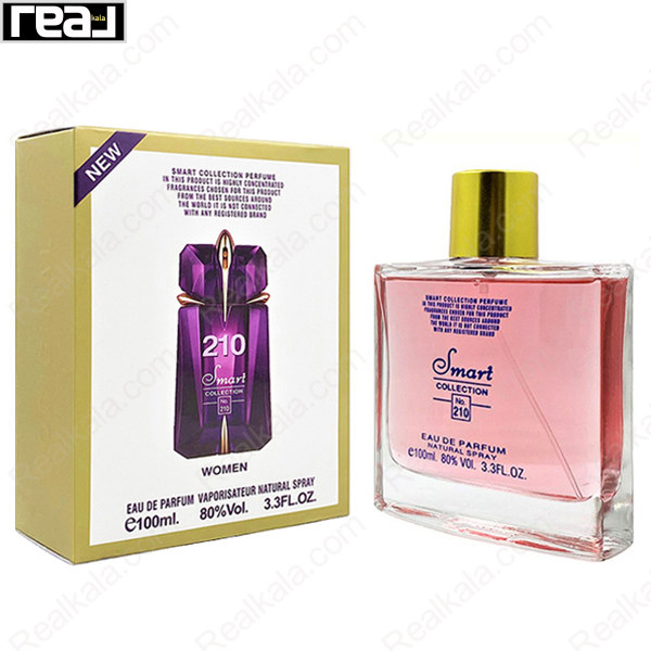 شیشه و جعبه اسمارت کالکشن کد 210 تیری موگلر الین زنانه سایز 100 میل