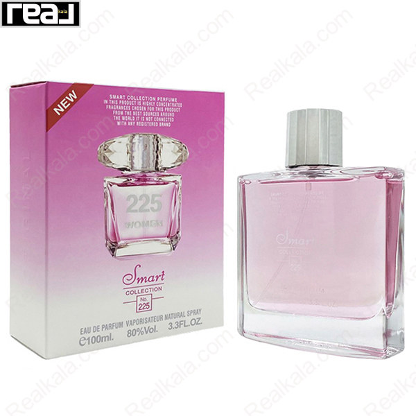 شیشه و جعبه اسمارت کالکشن کد 225 ورساچه برایت کریستال زنانه سایز 100 میل