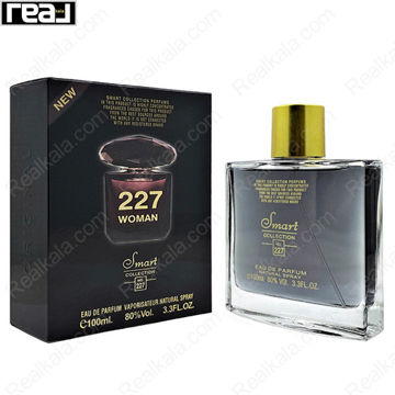 شیشه و جعبه اسمارت کالکشن کد 227 ورساچه کریستال نویر زنانه سایز 100 میل