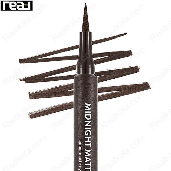 نوک خط چشم فلورمار Midnight Matte Brown
