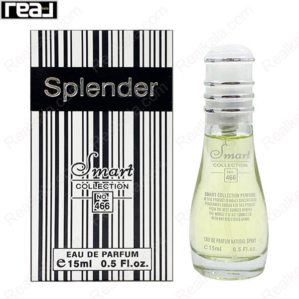 بطری اسمارت کالکشن کد 466 با نوشته ی اسپلندور روی جعبه