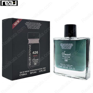 شیشه و جعبه اسمارت کالکشن کد 426 سیلور سنت مردانه سایز 100 میل