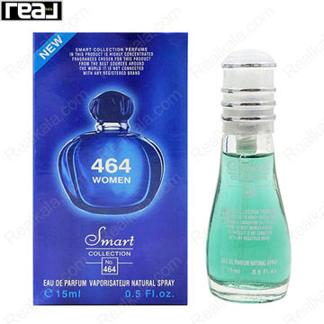بطری اسمارت کالکشن کد 464 با تصویر عطر دیور میدنایت پویزن زنانه روی جعبه
