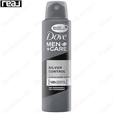 اسپری ضد تعریق مردانه داو مدل سیلور کنترل Dove Silver Control Spray 150ml
