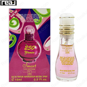 بطری اسمارت کالکشن کد 250 با تصویر عطر بریتنی اسپیرز فانتزی زنانه روی جعبه