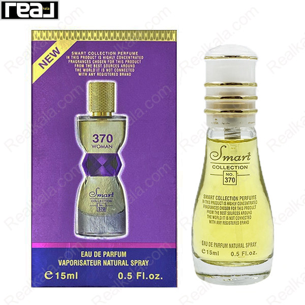 بطری اسمارت کالکشن کد 370 با تصویر عطر ایو سن لورن منیفستو زنانه روی جعبه
