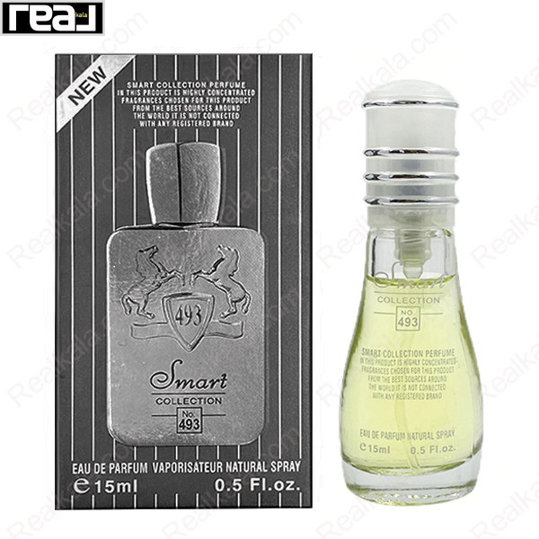 بطری اسمارت کالکشن کد 493 با تصویر عطر د مارلی پگاسوس روی جعبه