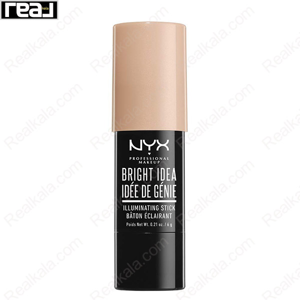 هایلایتر استیک پیچی نیکس Nyx Bright Idea Illuminating Stick Chardonnay Shimmer