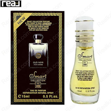 بطری اسمارت کالکشن کد 399 با تصویر عطر ورساچه عود نویر مردانه روی جعبه