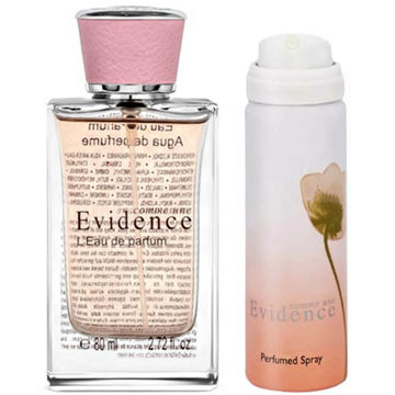 ادکلن فرگرانس ورد اویدنس با اسپری Fragrance World Evidence Along With Spray