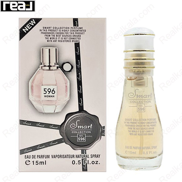 بطری اسمارت کالکشن کد 596 با تصویر عطر فلاور بمب ویکتور اند رولف روی جعبه
