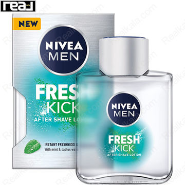 افترشیو لوشن مردانه نیوا Fresh Kick با عصاره نعناع و آب کاکتوس برای طراوت فوری و محافظت پوست